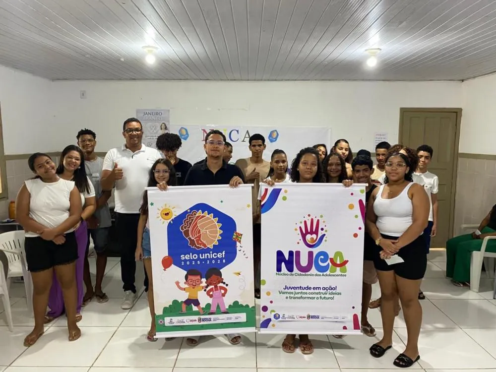 Barra do Rocha reúne jovens do NUCA no CRAS fechando o Janeiro Branco 
