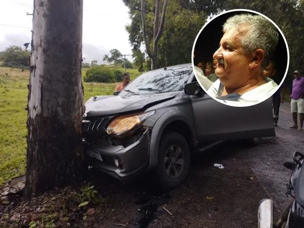 Ex-prefeito de Aiquara sofre acidente após encontrar cobra dentro do veículo
