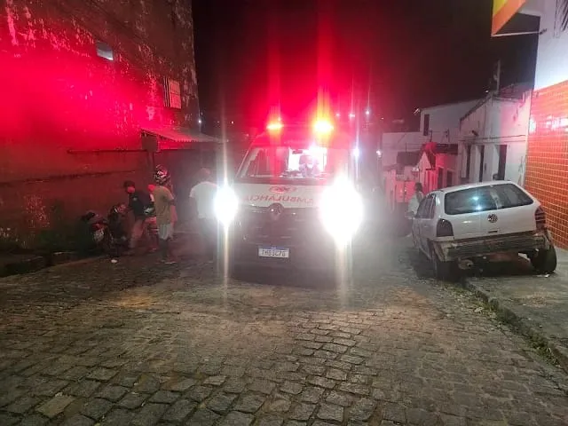 Ubatã: Motociclista fica ferido após acidente no bairro Glória