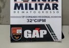 Casal é preso com porções de maconha durante operação da PM em Nova Xavantina