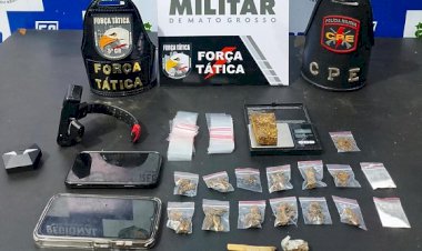 Operação contra facções resulta em prisão de foragido e apreensão de drogas em Barra do Garças