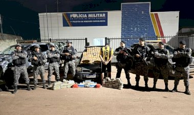 Forças policiais apreendem quase 90kg de drogas em trevo da cidade