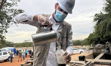AGIRF participa de reunião e realiza coleta de amostras na ETE Anchieta em Barra do Garças