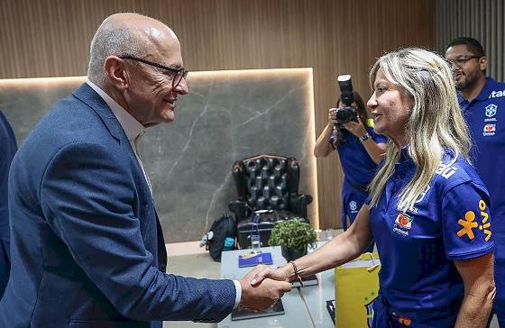 Coordenadora da CBF destaca estrutura da Arena Pantanal para jogos da FIFA Series em Cuiabá