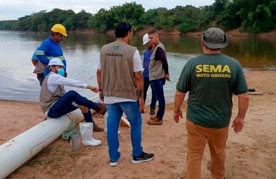 Sema acompanha coletas no Rio Araguaia para verificar qualidade da água
