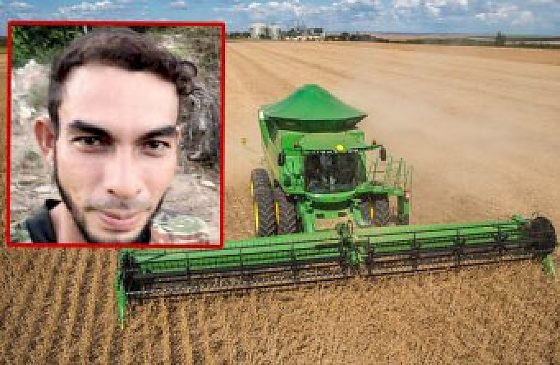 Trabalhador morre esmagado por máquina agrícola em fazenda de MT